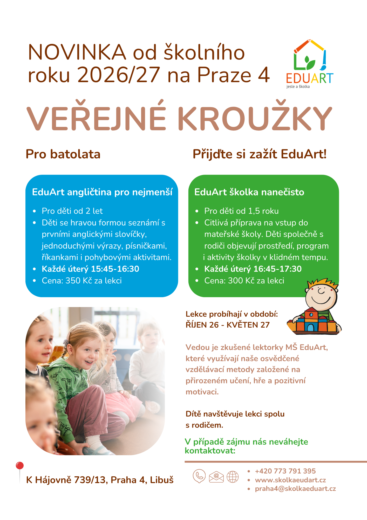 Adél update – EduArt activity circles Praha 4