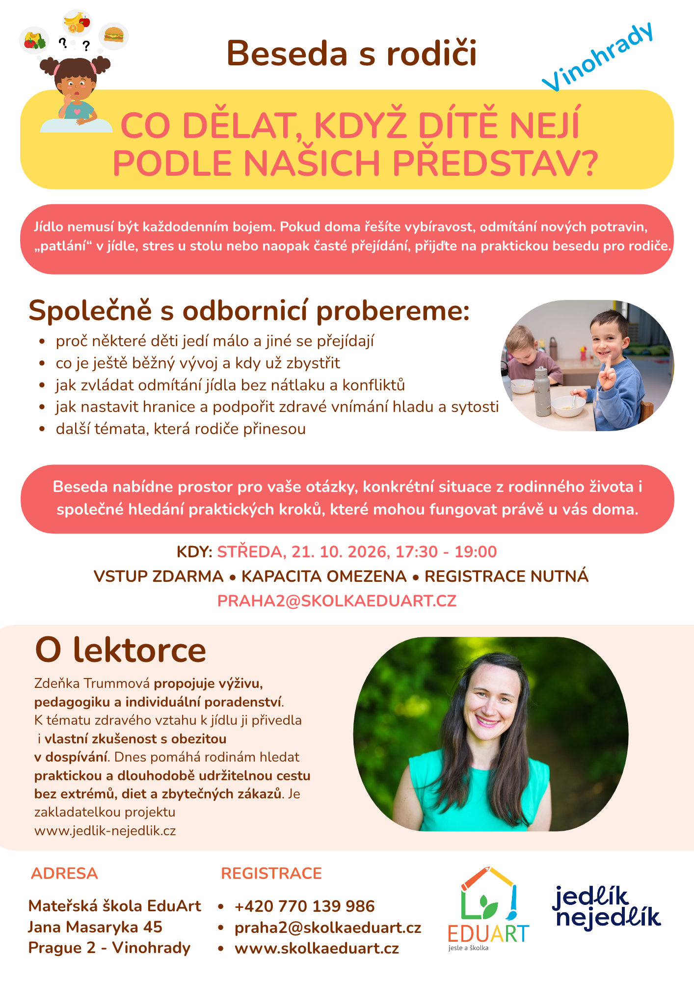 Beseda s rodiči – workshop pro rodiče EduArt