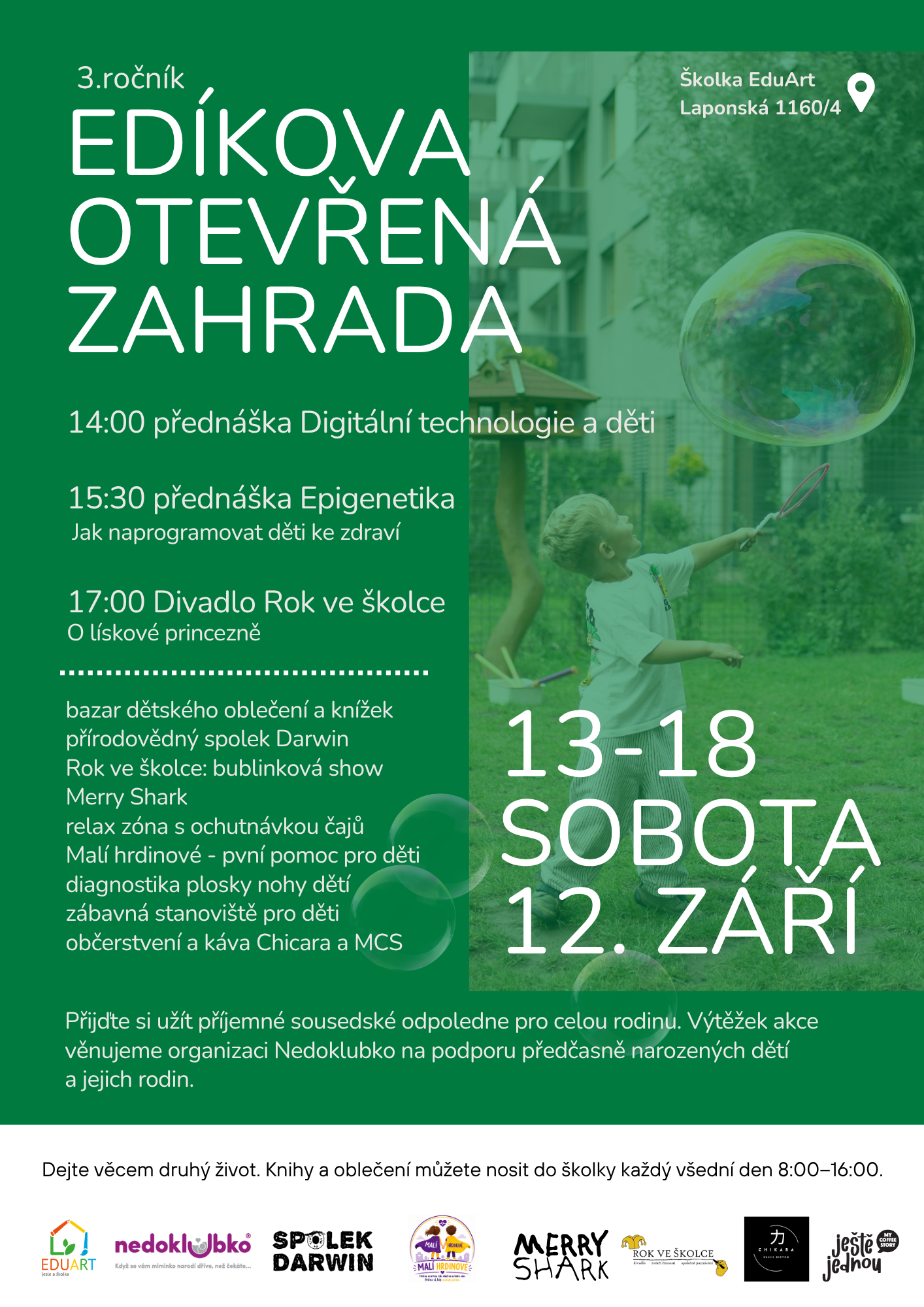 Edíkova Otevřená Zahrada – rodinný festival EduArt
